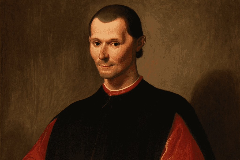 Retrato de Nicolau Maquiavel — Pensamento Maquiavélico e Liderança Moderna
